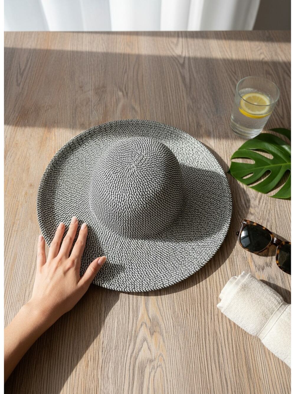 Sunday Afternoons UV Charleston Hat Women's OS Pepper Tweed NWT